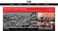 Desktop Screenshot of globalcitizen.org