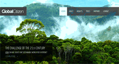 Desktop Screenshot of globalcitizen.net